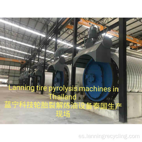 Lanning Pyrolysis of Scrubbers Rubber to Energy